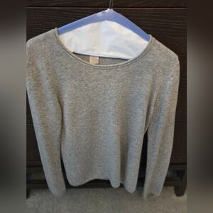 Fiona Womens Gray Cashmere Sweater